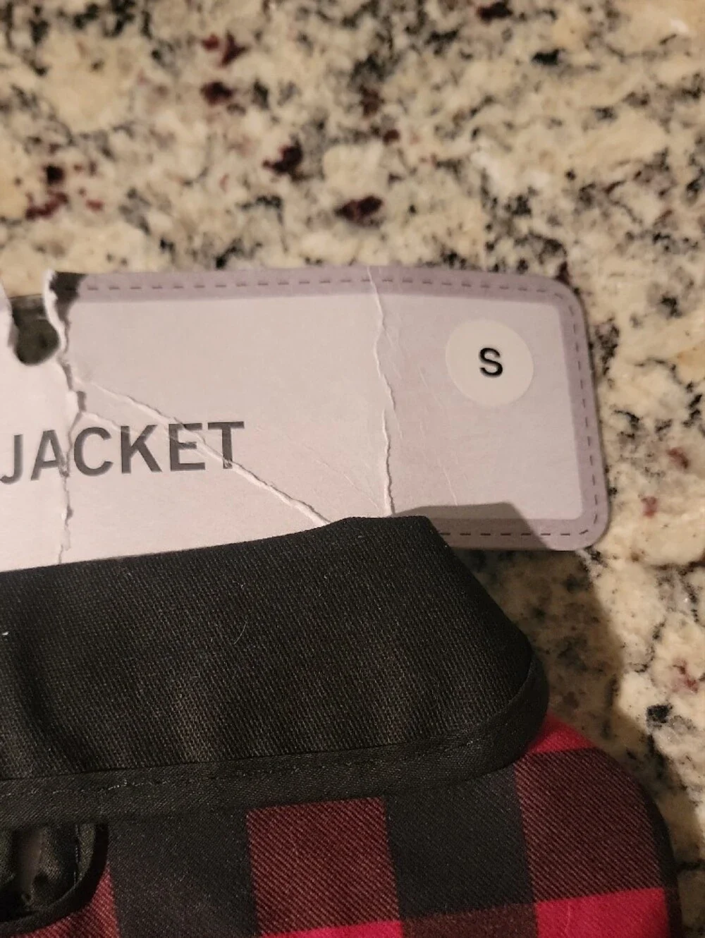STORMY KROMER Dog Jacket - Red & Black Buffalo Plaid - Size Small